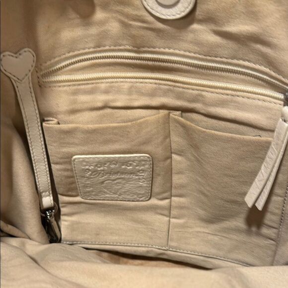Brighton Embellished Tan Woven Tote Bag - Picture 8 of 10